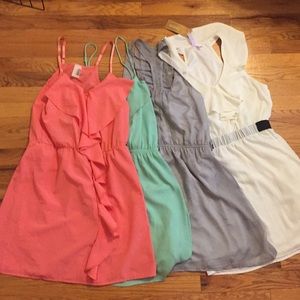 Set of 4 Francesca's dresses
